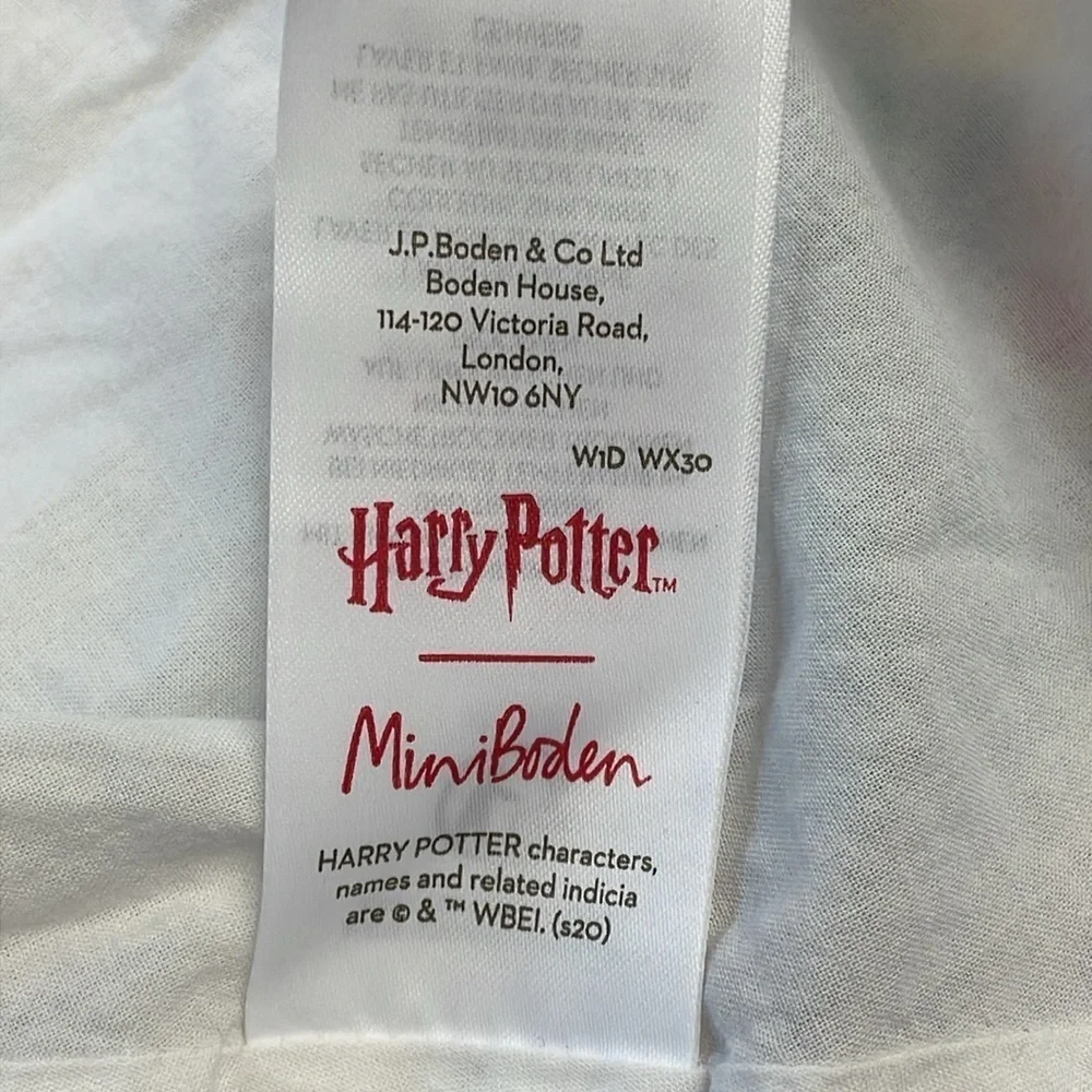 New Mini Boden x Harry Potter Patronus Tiered Ruffle Skirt Girls Sz 4-5Y